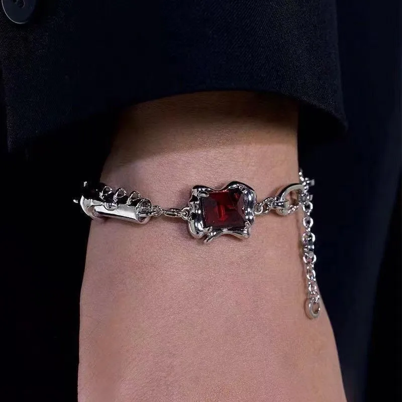 남성용 최신 유행 쿠바 체인 팔찌, 클래식 스테인레스 스틸 체인 팔찌, 여성 쥬얼리 선물 