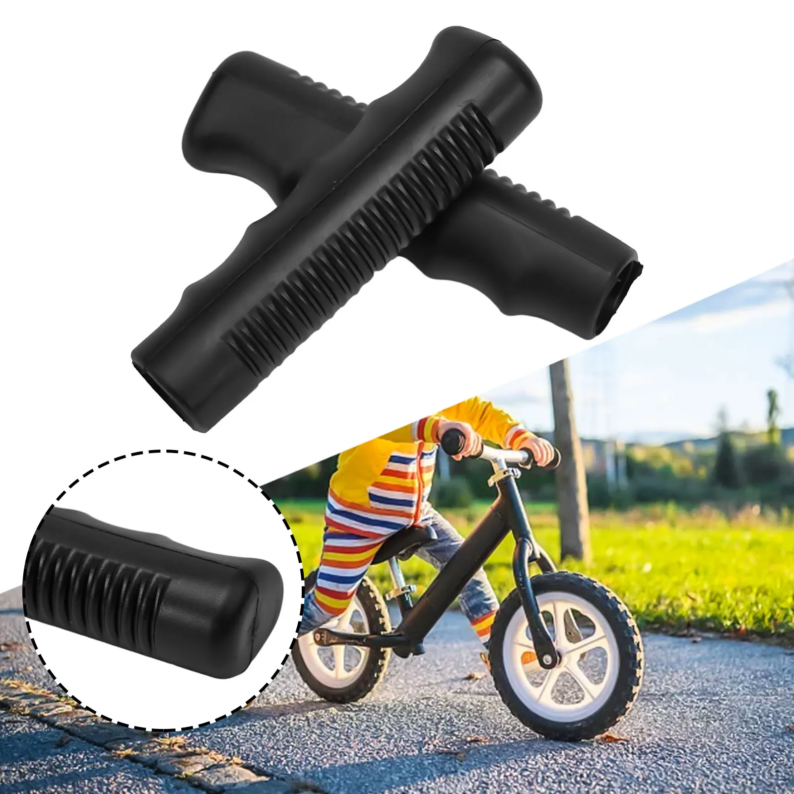 Non Slip And Weatherproof Rubber Handles For Wheelbarrow Easy Installation Suitable For Most Wheelbarrows 2Pcs