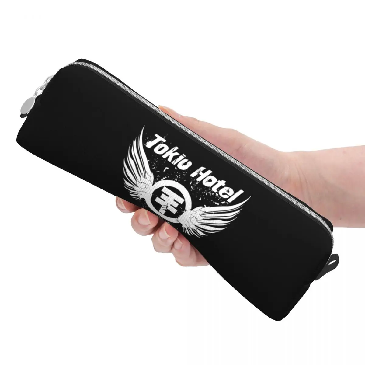 Creative Tokio Hotel Rock Music Pencil Case Band Bill Kaulitz Pencil Pouch Pen Box for Girl Boy Bag School Supplies