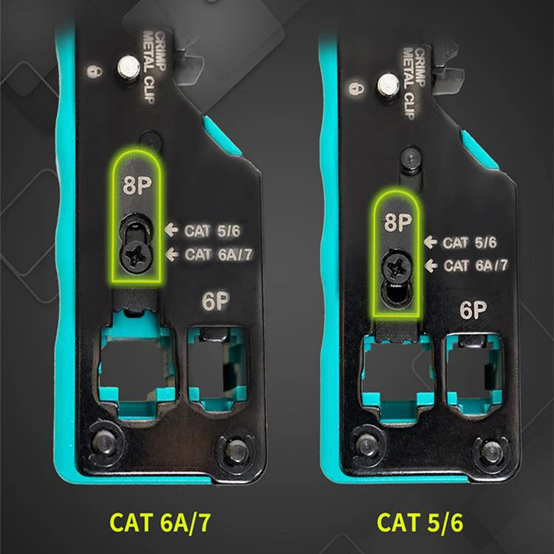 Pro'skit CP-335N CAT7 Modular Plug Crimping Tool Network Crimping Plier Cable Clamp RJ-45 RJ11/RJ12 Wire Stripper 3