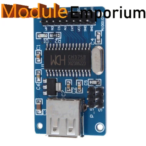 CH375B U-DISK USB Communication Interface SPI Interface Read