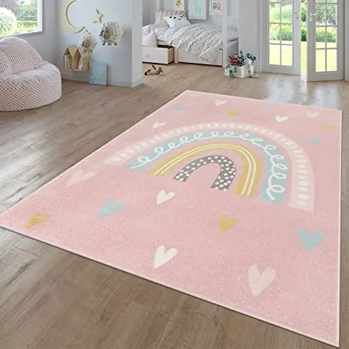 Cute Rainbow Baby Crawling Carpet Large Area Game Carpets for Living Room 160x200cm Bedroom Girl Decoration Cloakroom Floor Mat 5