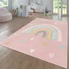 Cute Rainbow Baby Crawling Carpet Large Area Game Carpets for Living Room 160x200cm Bedroom Girl Decoration Cloakroom Floor Mat 5