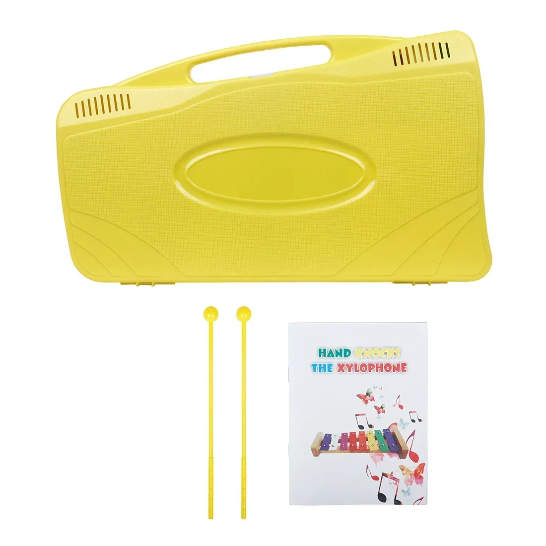 25 Note Xylophone Aluminum Plate Piano Strike Stick ABS Carrying Case Percussion Instrument Rhythm Children Music Toys xylophone toys