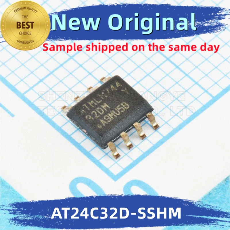 

10PCS/LOT AT24C32D-SSHM-T AT24C32D-SSHM AT24C32D Marking: 32DM Integrated Chip 100%New And Original BOM matching