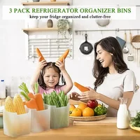 Boîte de conservation des aliments pour réfrigérateur, boîte de conservation des fruits et légumes, porte latérale du réfrigérateur, conteneur, tiroirs, support, fournitures de cuisine 5