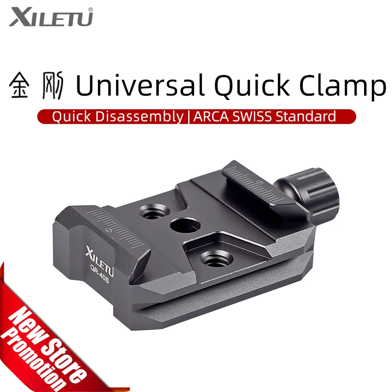 Morsetto A Sgancio Rapido Xiletu Qr40S Arca Style Ronin Sc Per Dji Ronin S / Ronin Sc E Zhiyun Crane Series / Weebill S Gimbals 2506