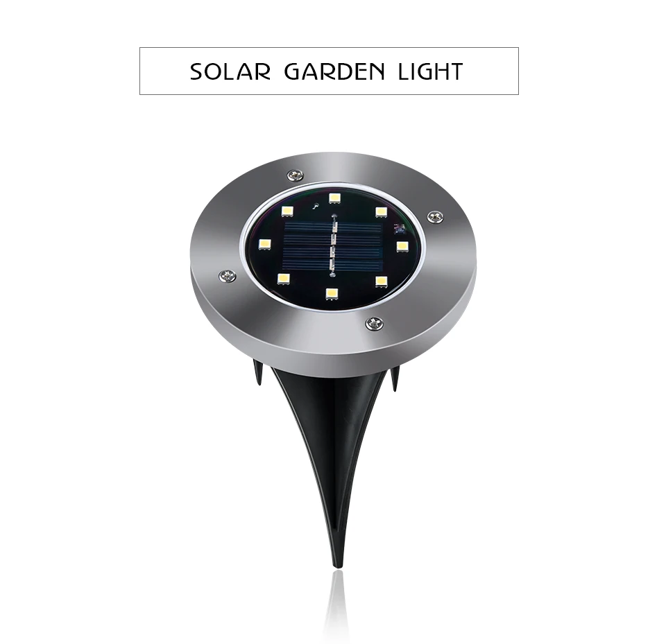 solar powered led wall light 8/20 LED Solar Light Outdoor Lawn Yard Solar Lamp Buried Solar Garden Light Waterproof PathWay Floor Under Ground Spot Lamp best solar lights