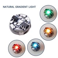 Magnetic Control Light Colorful Automatic Color Changing LED with Fast and Slow Flashing Model Handmade DIY No Battery 1pc 2