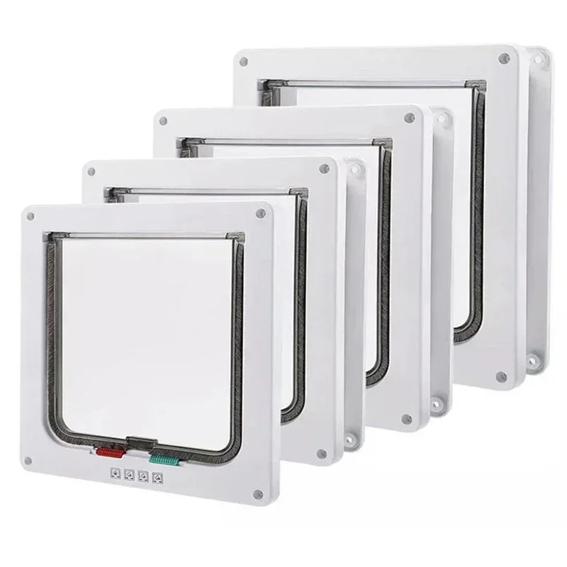 Small door opening, pet cat door, dog door, two-way passage glass acrylic board, cat house