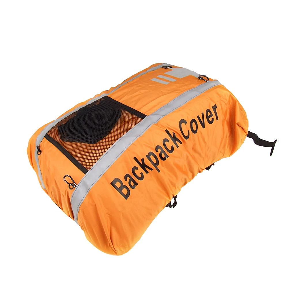 25-40L Backpack Rucksack Bag Dust Rain Cover w/ Helmet Mesh Climbing Accessories