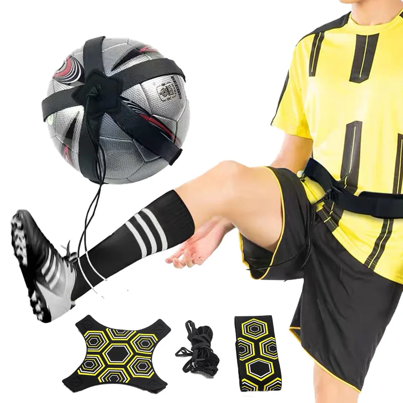 Entrenador de patadas de fútbol ajustable para adultos y niños, equipo de  entrenamiento de pelota de fútbol, entrenador Solo, cinturón elástico de ...