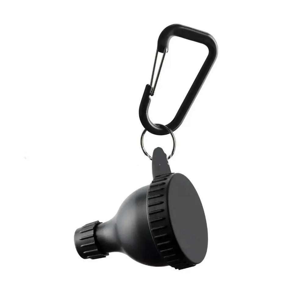 15g/50ml Protein Powder Bottle with Carabiner Reinforced Cap Medicine Box with Keychain Health Funnel Protein Powder Container