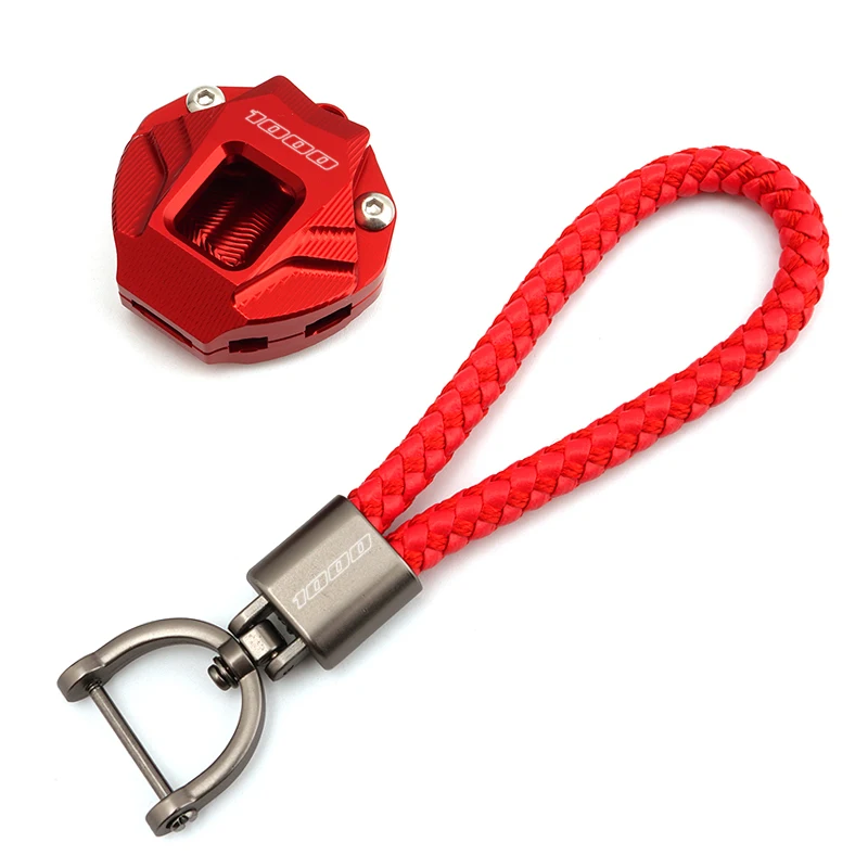 Premium Motorcycle CNC Key Cover Case with Keyring Accessory