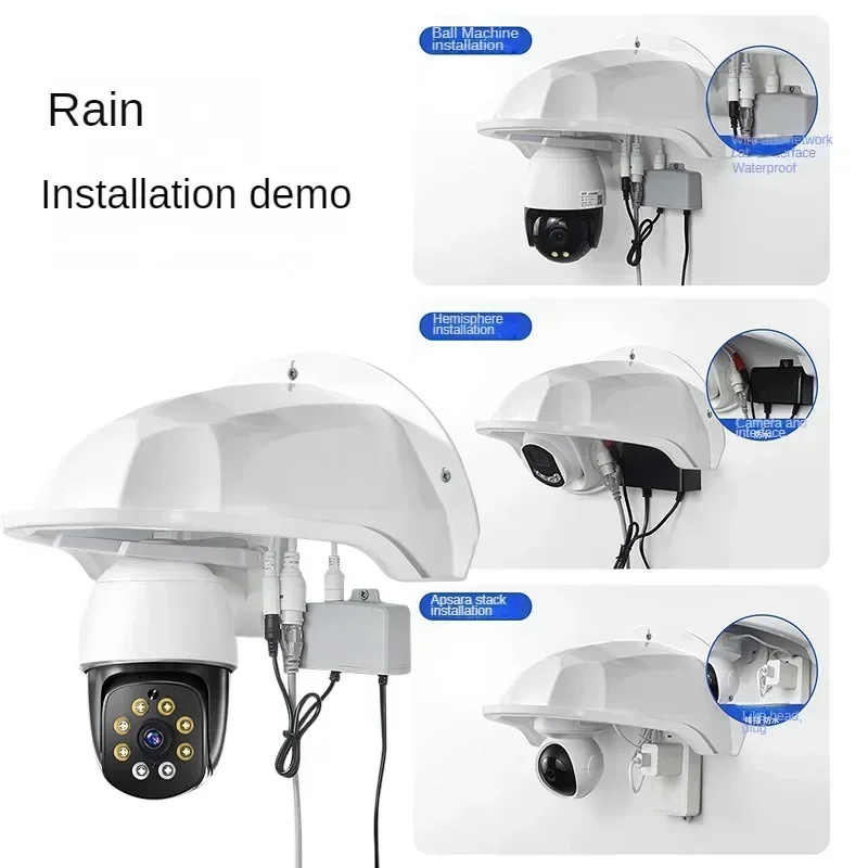 Protective Covers Shield Wall Waterproof Rainproof Cover Dome Cameras Protection Box Security Camera Protection Case security camera cover