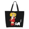 Custom Candy Candy Shopping Canvas Bag Women Recycling Large Capacity Grocery Cartoon Anime Manga Tote Shopper Bags 1