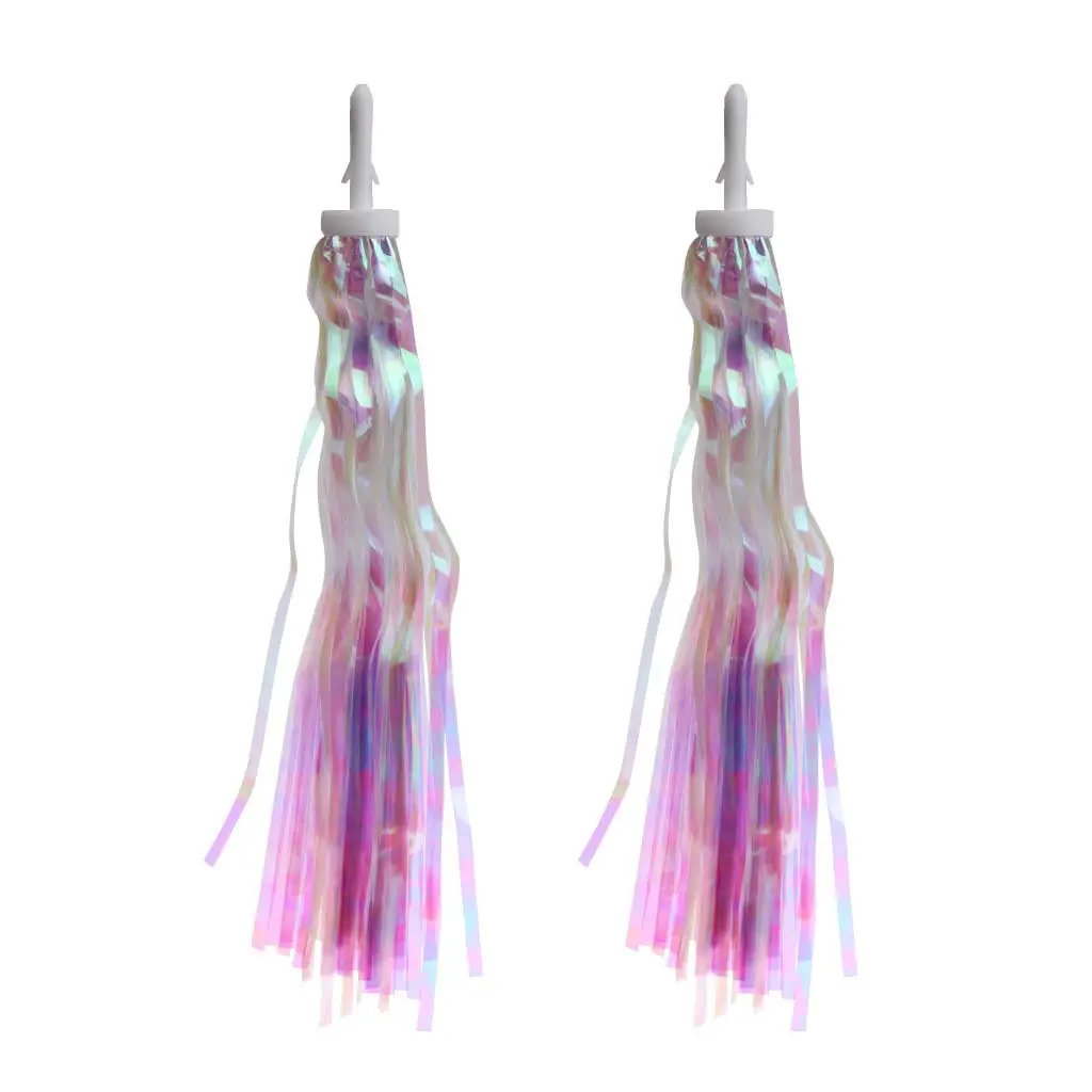 2pcs Grips Retro Pom Pom Tassels Handlebar Streamers for Kid bicycle handlebar tassels