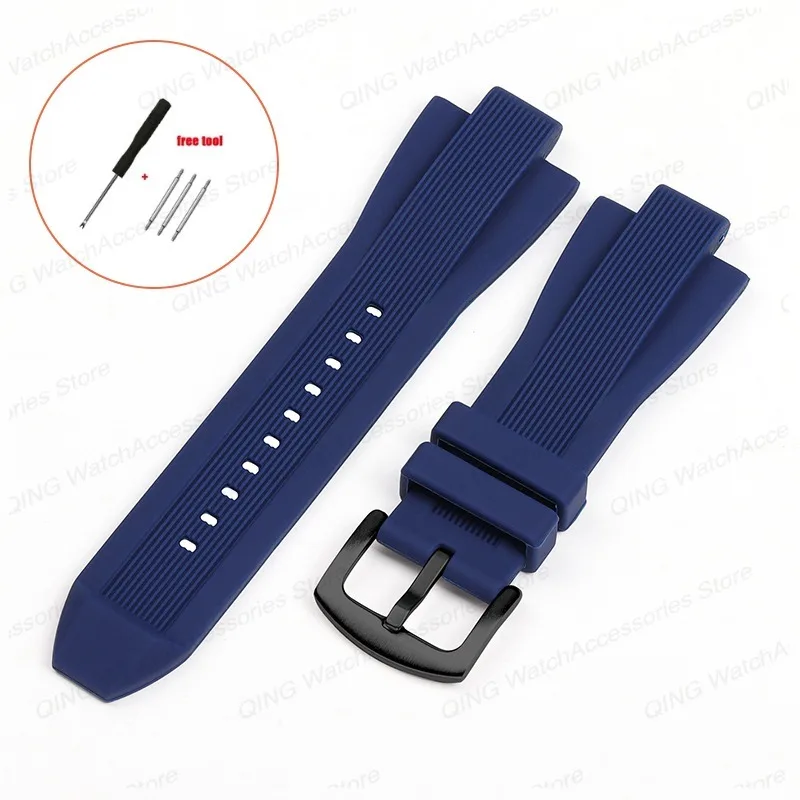 Premium Silicone Strap SoftWatch Band - Elegant Wristband Accessory in 29mmx13mm