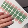 Semi-cured Gel Nail Stickers Solid Color Nail Semi-baked Tips Full UV Nail Need Decals Paste Lamp N0R7 Manicure Beauty Tools 3