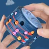 3D Cylinder Cube Toy Magic Bean Rotate Slide Games for Kids Adults Stress Relief Spin Puzzles Children Education Intelligence 3