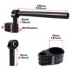 50mm Adjustable Clip-ons Handlebar Raiser For Ducati 750 SS 900 SS ST3 Honda CBR1000RR RC51 Triumph Street Triple MV AGUSTA F3 6