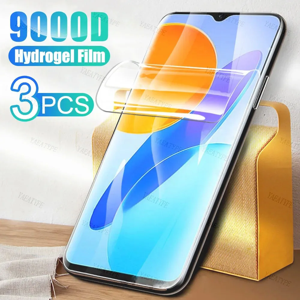 Pellicola Idrogel 3 Pezzi Per Doogee S58 S59 S40 S59 S60Lite S35 S95 S88 Pro Y9 Plus Y8 N10 N20 X90 X90L X95 Pro Pellicola Proteggi Schermo