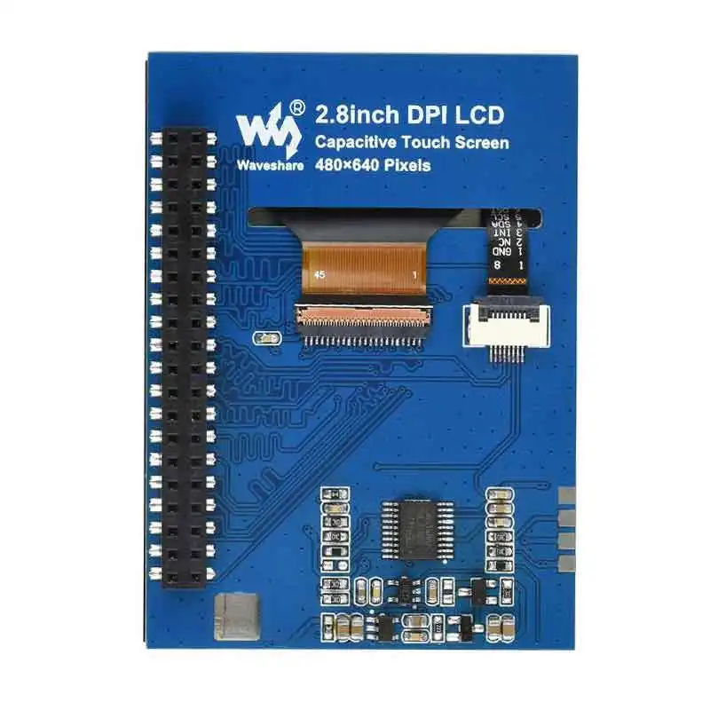   2.8ġ DPI LCD 뷮 ġ ũ 480640 ȼ IPS 40PIN GPIO ̽   5/4B/3B// w
