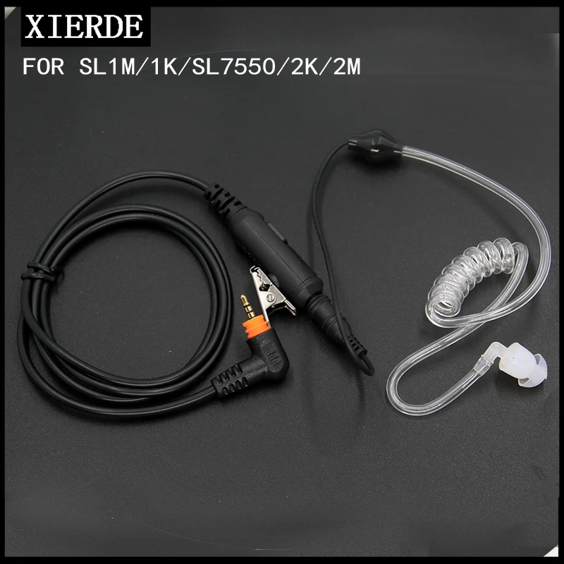 

Earhook Earpiece For Motorola Radio SL1K SL1600 SL1M SL2M SL7550 SL4000 SLIK Moto TRBO Radio Walkie Talkie PTT Headphone Headset