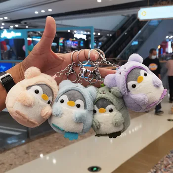 Cute Plush Toy Bear , Transforming Penguin Backpack Doll Plush Pendant