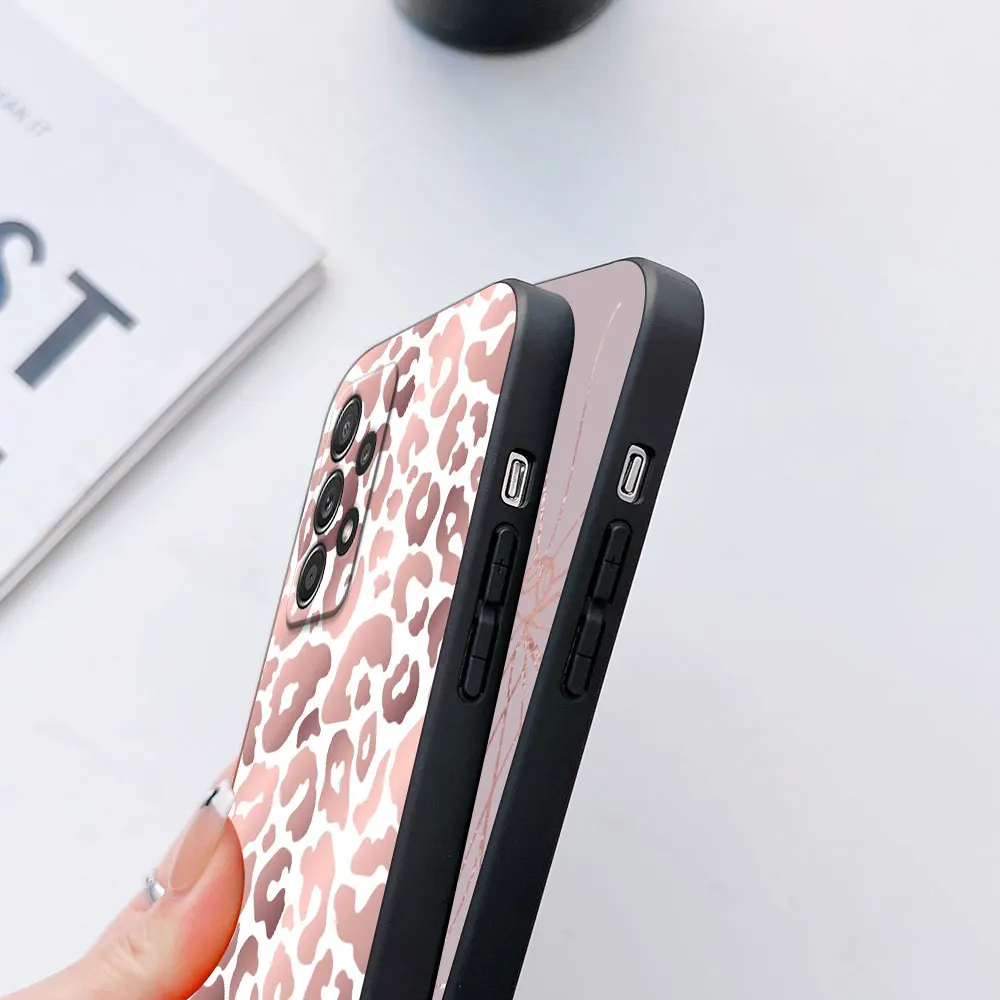 Glitter Hearts Love Leaf Phone Case Cover