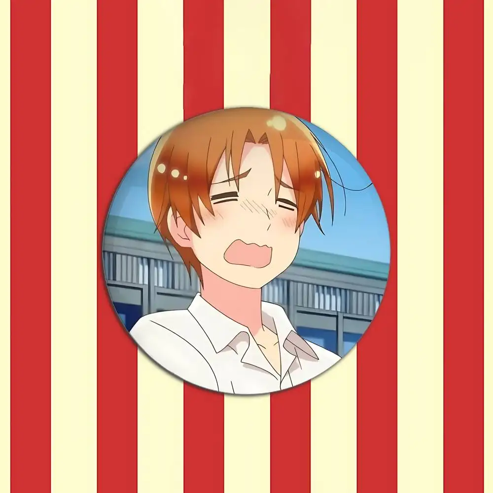 Hetalia World Stars Anime Metal Badge Brooch