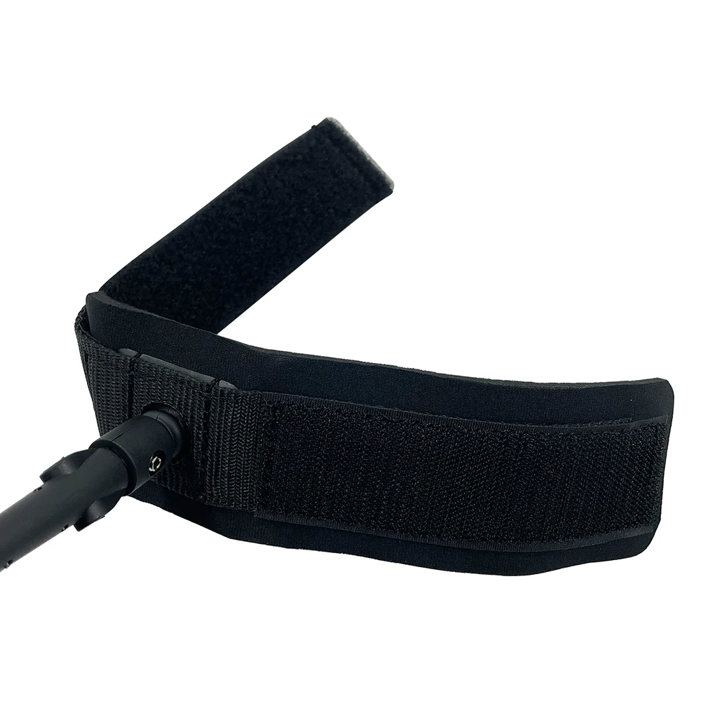 5.5MM Thick Body Surfing Leash by Upsurf-5ft Black Coiled Safety Strap for Swim & Board Sports