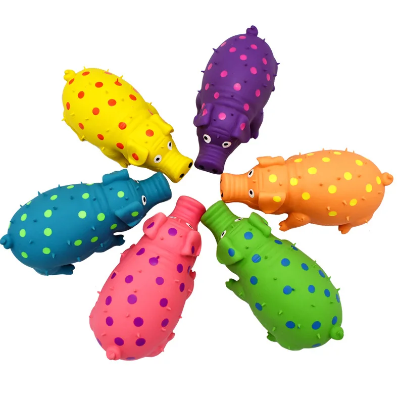Pet Dog Sounding Piggy Squeak Bite Resistant Toys for Small Large Dog Interactive Puppy Toy Chew Toy Pet Tooth Clean Accessories 4