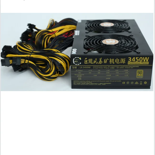 

High Quality PC Gaming Power Supplies For Dragon Storm Desktop Power Supply 3450W 3600W 3800W 4000W Computer Server PSU