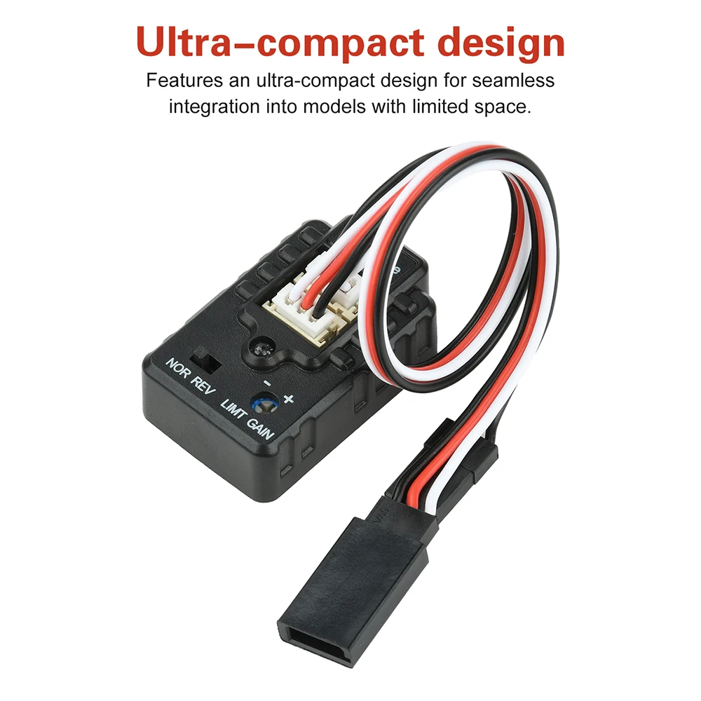 Gyroscope Miniature pour Voiture RC 4.8-6V - Contrôle de Dérive Précis