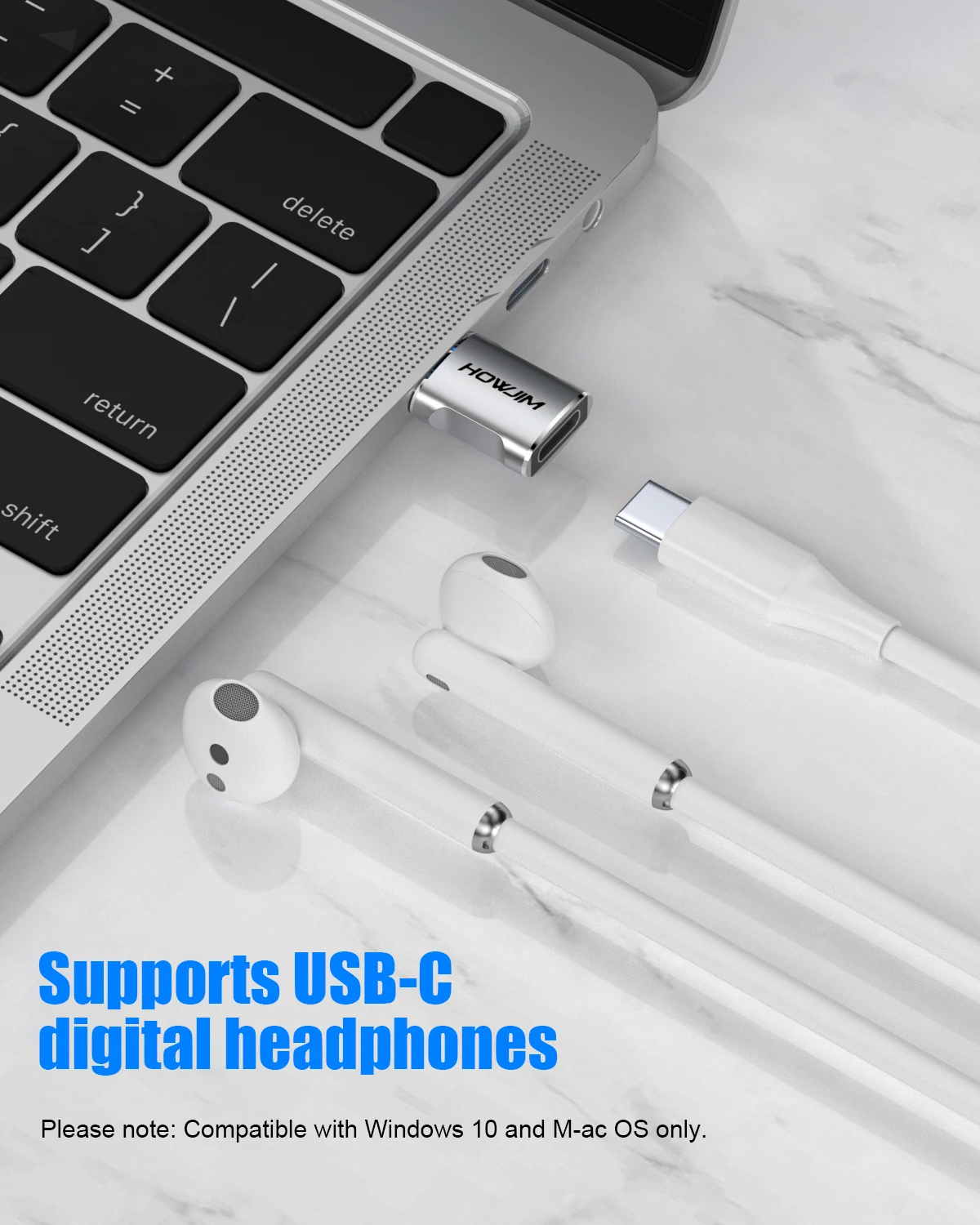 USB to USB C 어댑터, 타입-C(암) to USB3.0(수) OTG 어댑터, 3A 고속 충전, 5Gbps 데이터 전송, 타입-C to USB