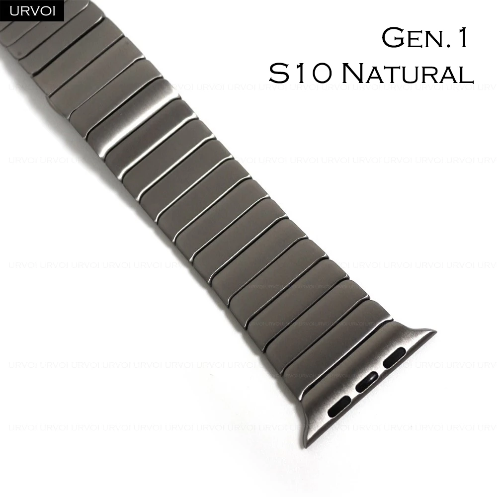 URVOI Stainless Steel Slate Bracelet with Butterfly Clasp