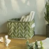 Toy storage Fabric Foldable Storage Basket Cotton and Hemp Desktop Storage Box Small Fresh Waterproof Storage Basket Storage Box 5