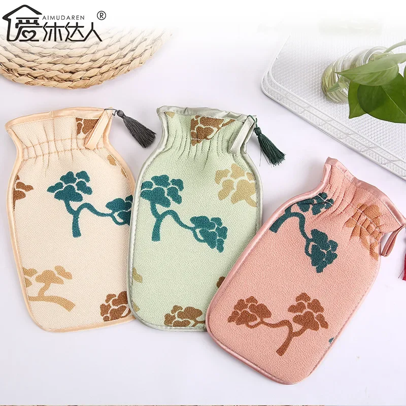 

Полотенце для протирания, инструмент для ванны, двустороннее полотенце для протирания спины, губка, перчатка для душа с принтом, полотенце для спины