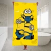Cute M-minions Towel Quick Drying Pure Cotton Polyester Thick Bath For Children Adults Sports Travel Swimming And Surfing Towels 3