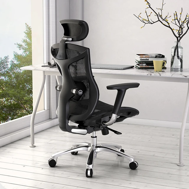 Lumbar Support Office Chair Black Gamer Neck Support High Back Office Chair  Wheels Cadeira Para Computador Office Furniture - AliExpress