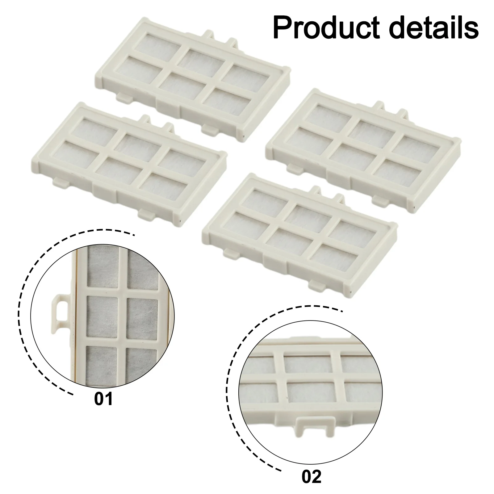 Description Picture 5 of item4PCS HEPA Filters For RJK-30 Japanese Automatic Ice Water Purification Filter Refrigerator-filter Cleaner Home Appliance Parts