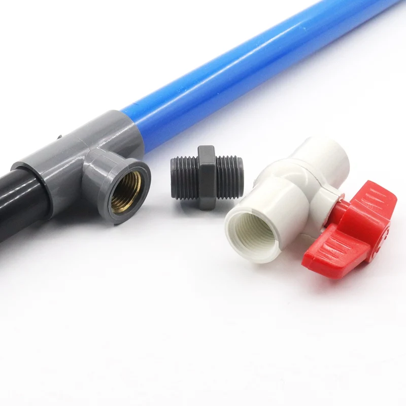 5-Piece Aquarium Tube Connectors Set – PVC Water Pipe Joints For Fish Tanks, 25mm Inner Diameter - View #12