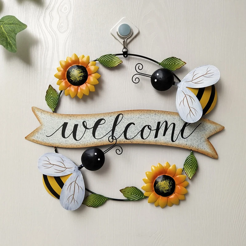 

Decorative Vintage Metal Wall Hanging Bright And Colorful A Gift For Friends