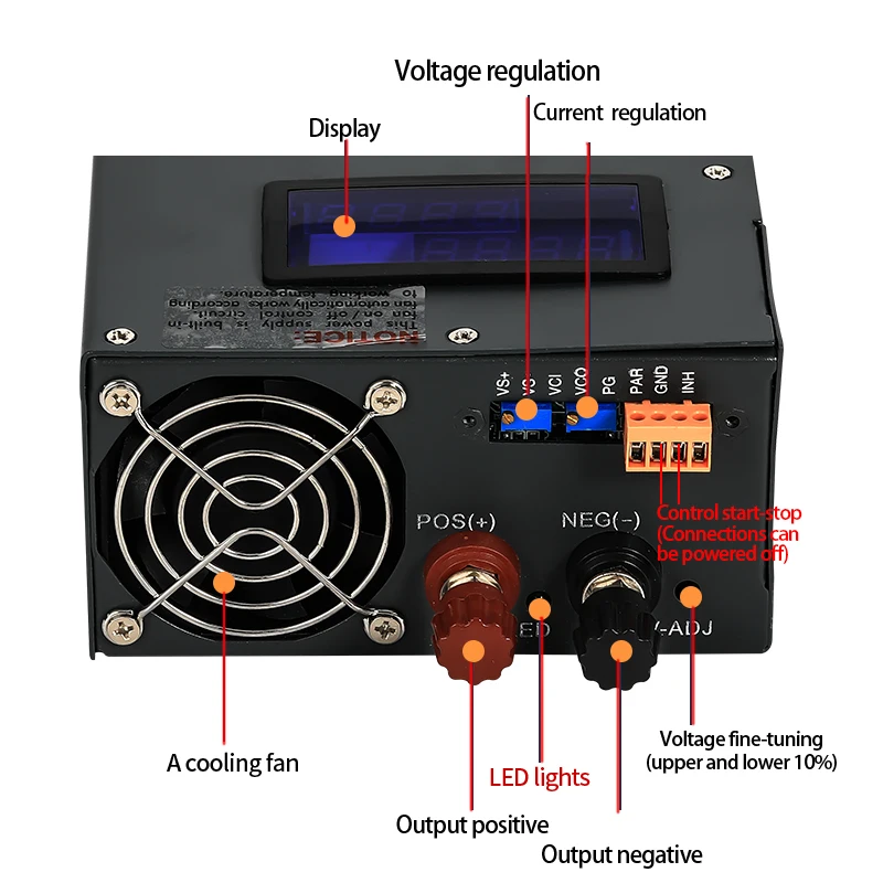 조절식 스위칭 전원 공급 장치, 디지털 디스플레이 SMPS, 2000W, 0-15V, 24V, 36V, 48V, 60V, 80V, 110V, 220V, 300V, 400V, AC/DC 110, 220, 380