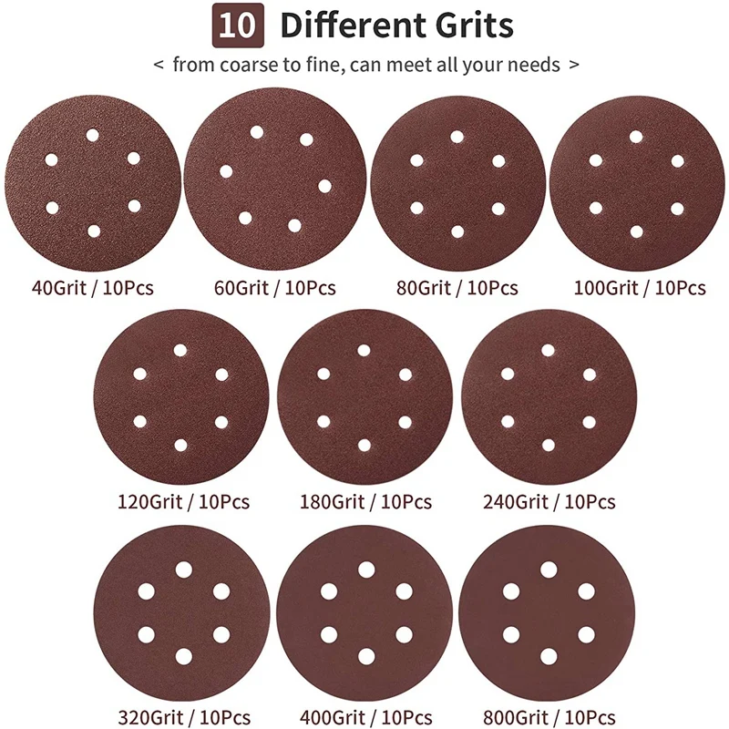 SHEAWA Patin De Ponçage 6 Trous 150 Mm Pour Ponceuse Orbitale