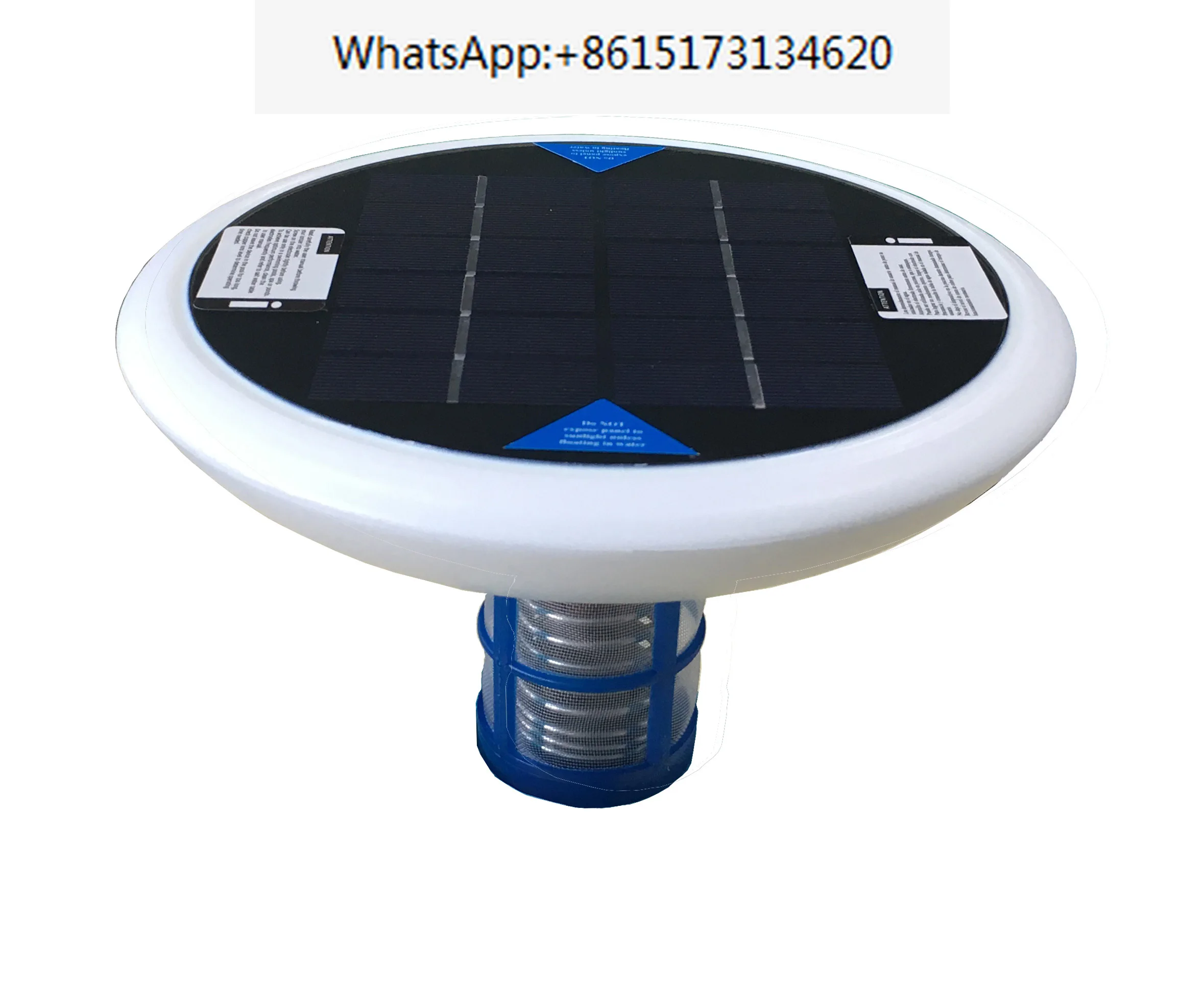 

Solar Pool Ionizer Purifier 85% Less Chlorine Kill Algae Keeps Pool Cleaner Up To 15,000 Gal