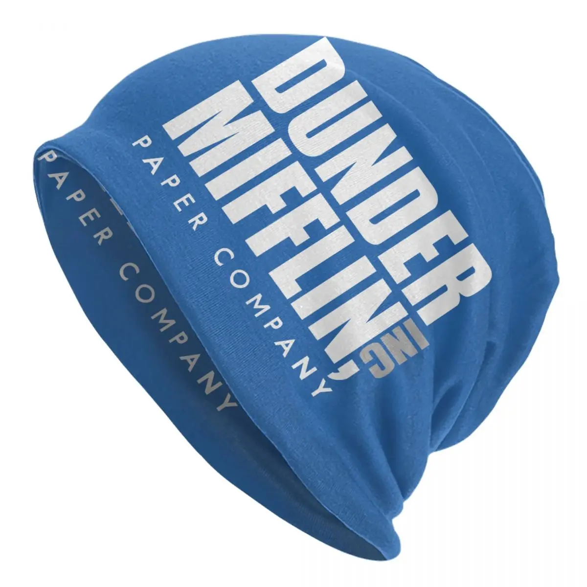

The Office TV Show Dunder Mifflin Paper Company Skullies Beanies Caps Unisex Streetwear Winter Warm Knit Hat Adult Bonnet Hats