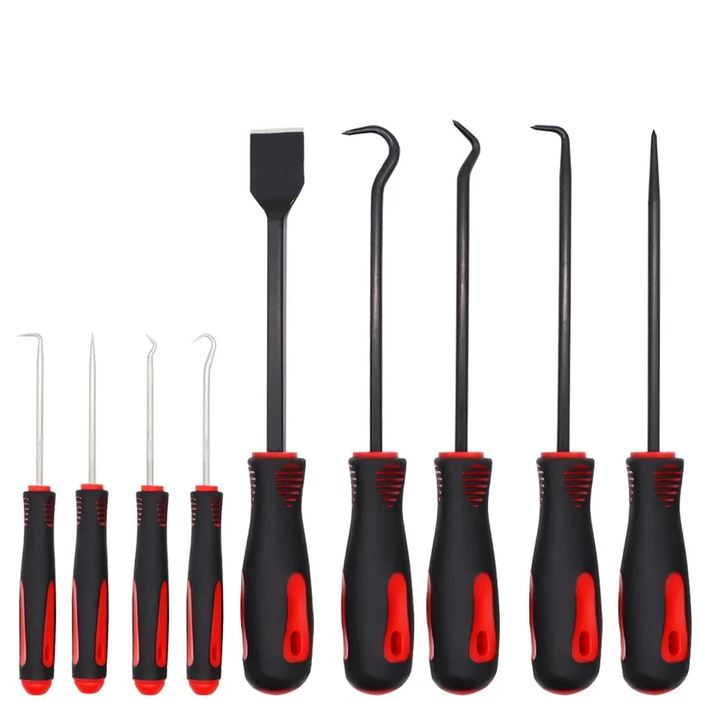 Oil Seal Screwdrivers Pick and Hook Set Hand DIY Car O-Ring Oil Seal Tool Scraper Removal Special-Shaped Hooks Tools Oil Seal Rubber Extractor Puller Screwdriver