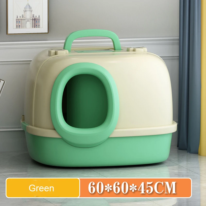 Cat Bedpans Hallway Cat Litter Box Super Large Fully Enclosed Spatter